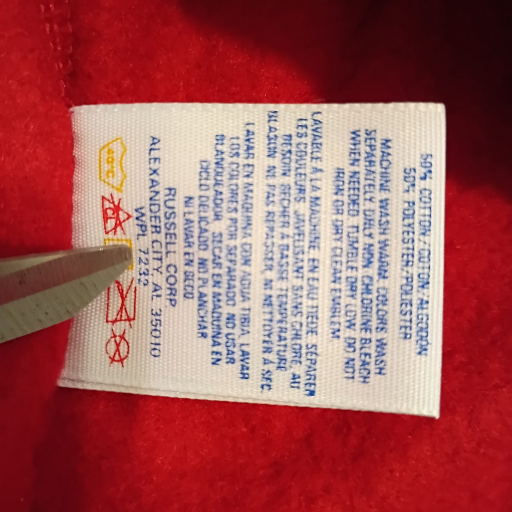 VTG Jerzees Men's Red Sweatpants Sz M - Picture 4 of 5